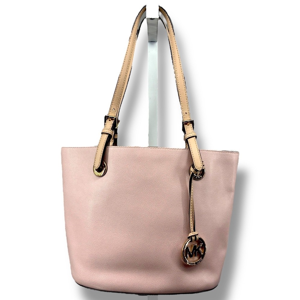 Michael‎ Kors Jet Set Tote Sangria Pink Leather Work Travel Everyday Bag